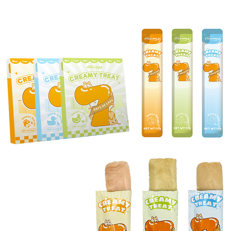 420 Count Squeeze Up Creamy Puree Cat Treats, Lickable Wet Cat Treats, Grain Free, No Added Fillers, 15g Tubes