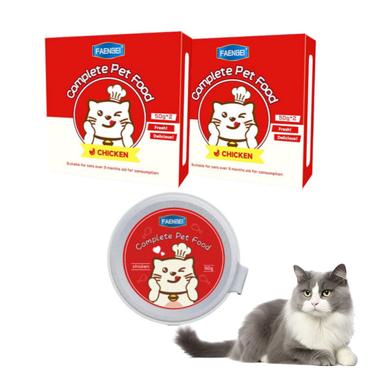 Natural Wet Canned Cat Food, Chicken - 55% Crude Protein, Grain Free, Protein with No Artificial Additives (120 x 3 oz Cans)