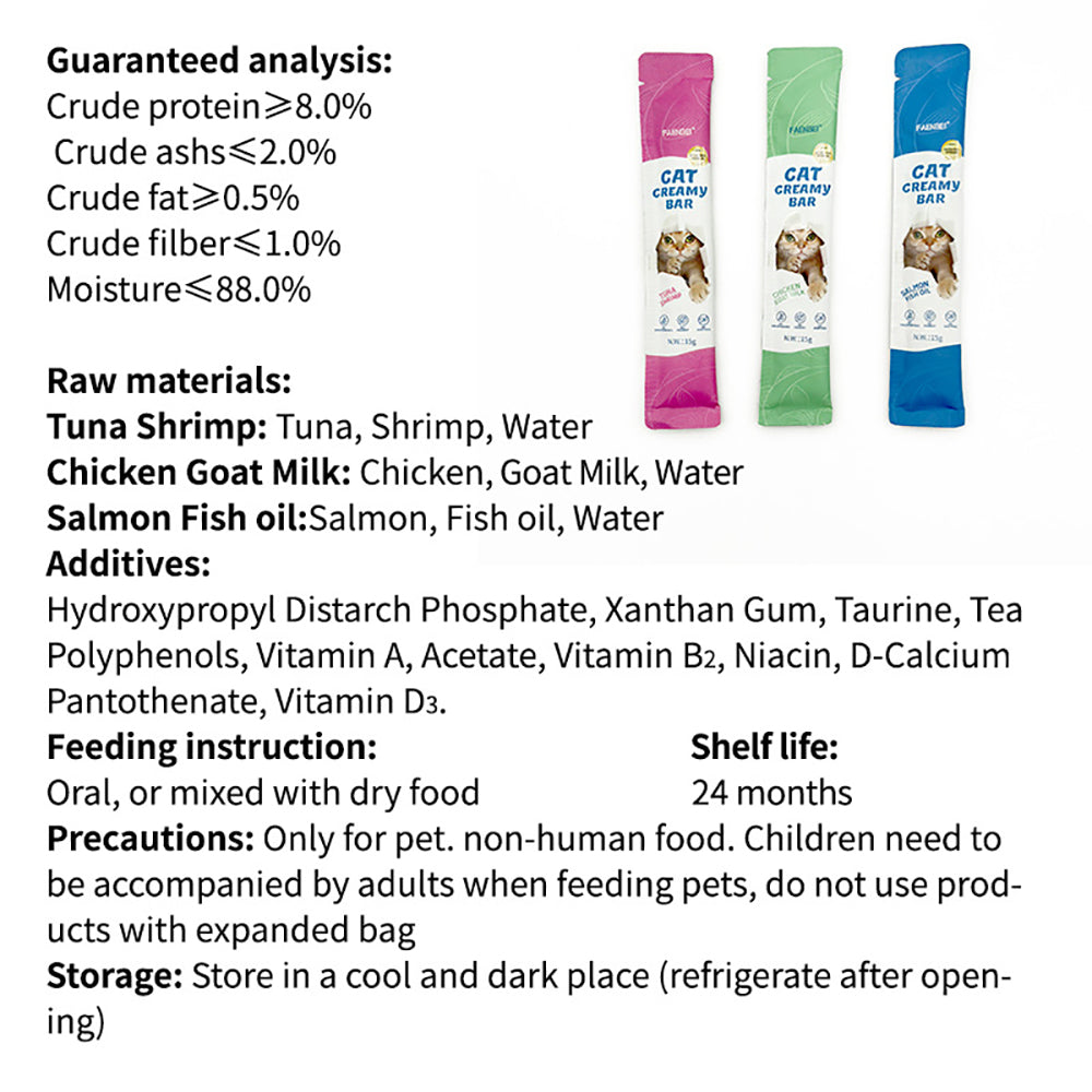 1000PCS Cat Treats Creamy Puree Chicken / Salmon / Tuna Variety Pack of Lickable, 15g Pouches, 250*4 Count