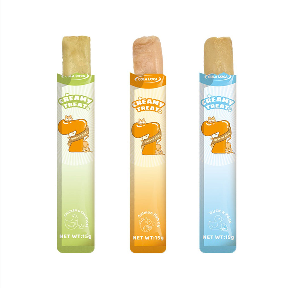 420 Count Squeeze Up Creamy Puree Cat Treats, Lickable Wet Cat Treats, Grain Free, No Added Fillers, 15g Tubes