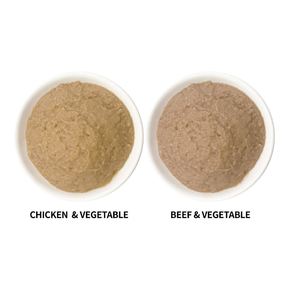 Ground Grain Free Wet Dog Food Natural Pate Chicken & Vegetables or Beef & Vegetables - (Pack of 24) 13 oz. Cans