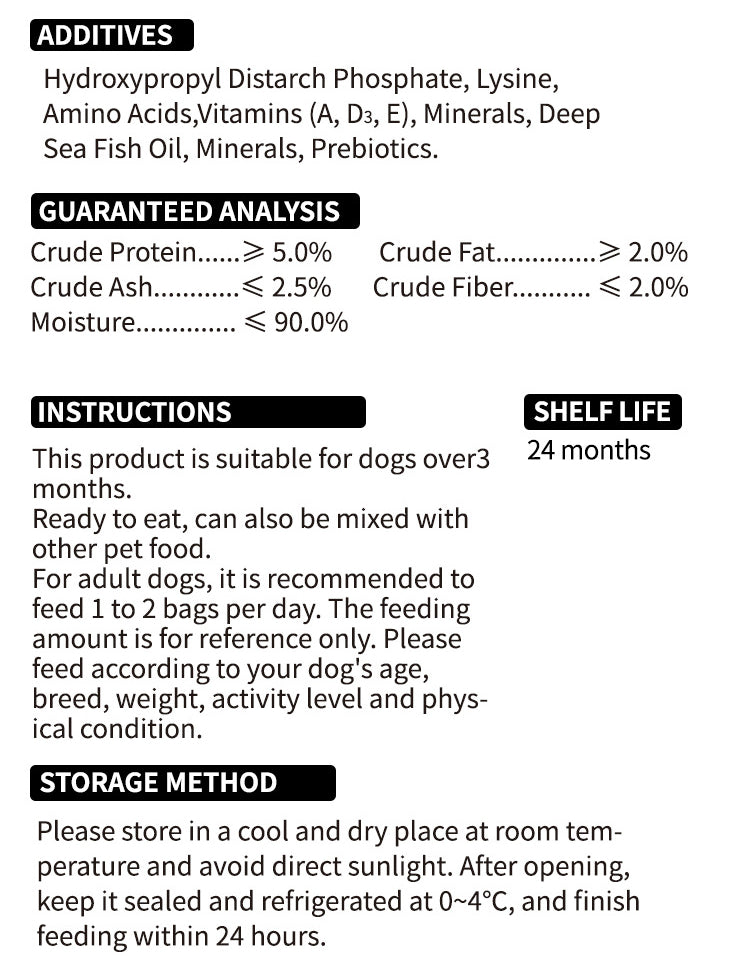100PCS Dog Mousse Pet Treats Wet Food Pouches, Flavor in Gravy, 130g Pouches (Pack of 12)