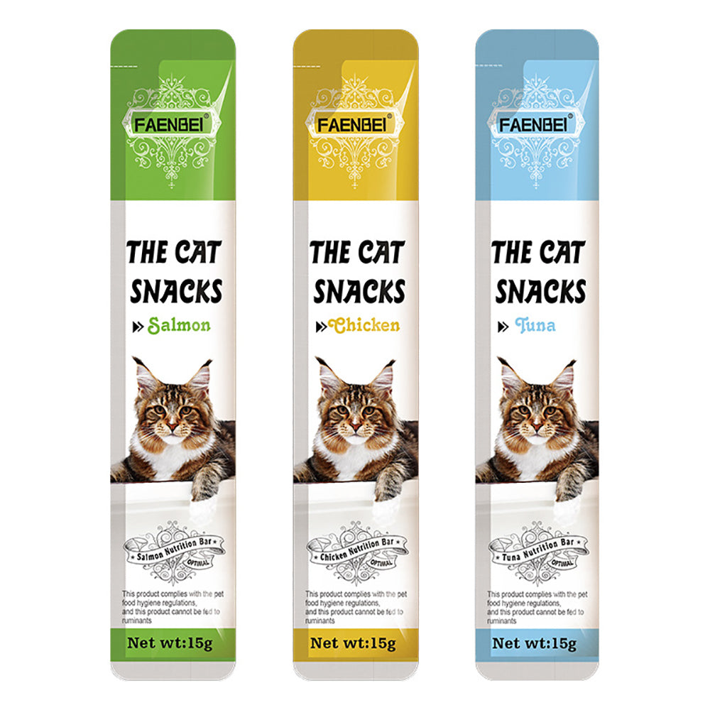 Cat Treat Bar Puree Variety Pack of Squeezable Cat Treats, 15g x 1300 Count