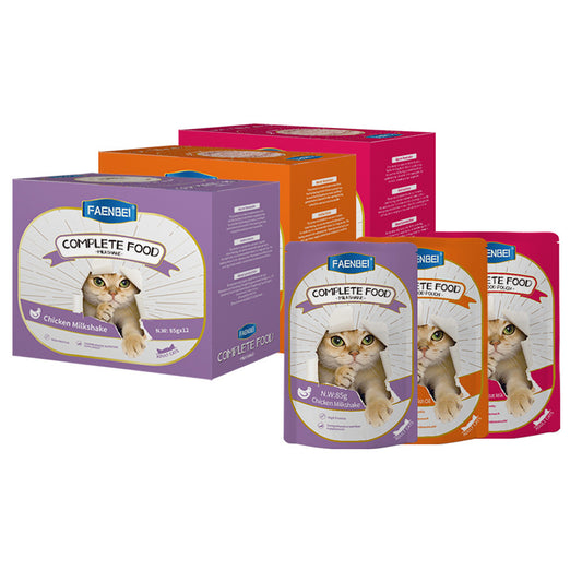 144PCS Cat Mousse Food Pouch, Salmon & Beef & Fish Oil..., Wet Cat for Cats, 2.49 oz. Pouch (12 Count)