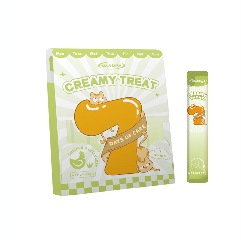 420 Count Squeeze Up Creamy Puree Cat Treats, Lickable Wet Cat Treats, Grain Free, No Added Fillers, 15g Tubes